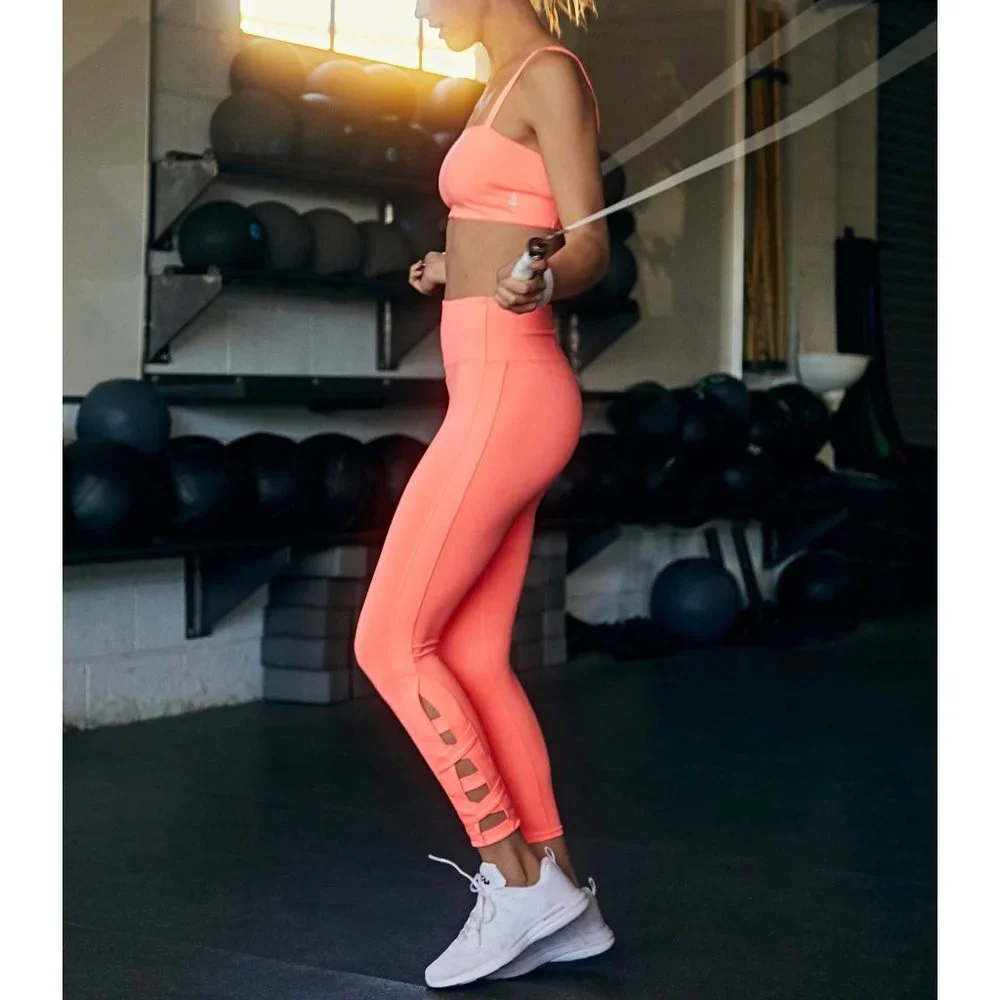 🎉LAST CHANCE🎉 NWT FP Movement Very Prairie Legging / Papaya Punch - Picture 2 of 6